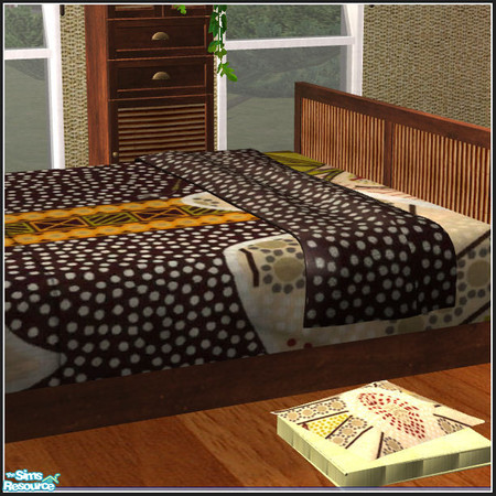 Sims 2 — Ethnic beddings for Silvia - Blanket 1 by mirake — 