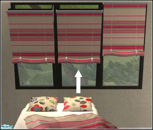 Sims 2 — Steffor\'s romantic bedroom in pink - blinds by mirake — 