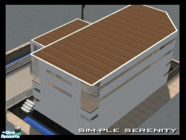 Sims 2 — Sim-ple Serenity by kyna987 — A simple home for your single sims.