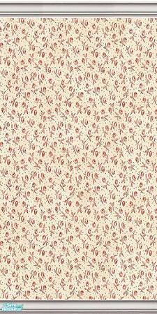 Sims 2 — Shabby Chic Collection 1 - Chintz by kristiemi — A Shabby chic inspired wall for your home: Chintz is A
