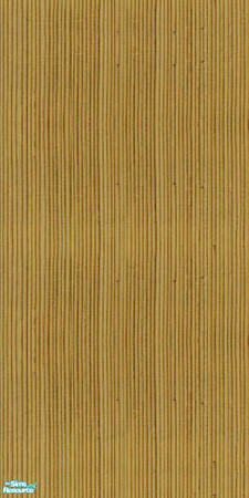 Sims 2 — Sim Tiki - Exterior 7 by Shannanigan — Full wall of Straw