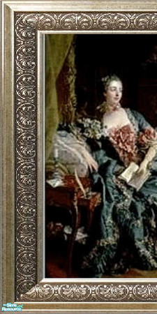 Sims 2 — Mural Collection Part I - Pompadour 1 by Ravensonng — 