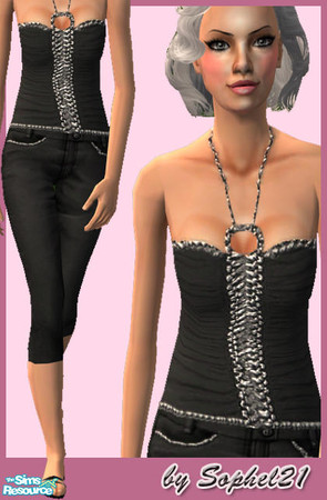 Sims 2 — SO_ElderCollection_006 - silver by Sophel21 — set of 4 whole outfits for your female elder sims. Outfit comes