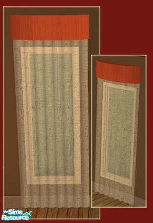 Sims 2 — Italia Collection Add On - Sheer Curtain by Simaddict99 — The fabric texture is bump mapped, note that the