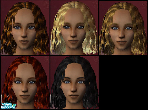 Sims 2 — Sassy Cuts by coolaza — This cropped hair is gorgeous and ideal for your female sims. Cut shorter and given
