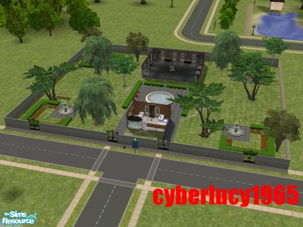 Sims 2 — Bluewater Gardens by cyberlucy1965 — When its your time to go Let Bluewater Gardens be the place you go Cemetery