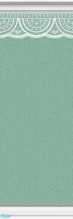Sims 2 — Lace Walls 2 ~ Teal - LW20 by maylynn55 — Made by MayLynn55 ~ **Always TSRAA**