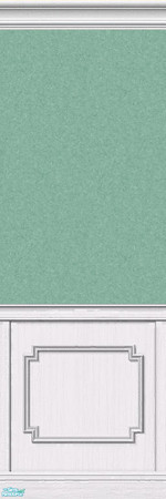 Sims 2 — Lace Walls 2 ~ Teal - Base-A by maylynn55 — Made by MayLynn55 ~ **Always TSRAA**