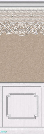 Sims 2 — Lace Walls 2 ~ Brown - LW16A by maylynn55 — Made by MayLynn55 ~ **Always TSRAA**