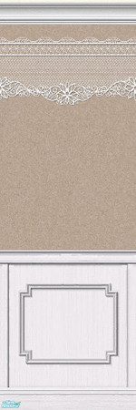 Sims 2 — Lace Walls 2 ~ Brown - LW18A by maylynn55 — Made by MayLynn55 ~ **Always TSRAA**