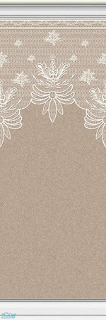 Sims 2 — Lace Walls 2 ~ Brown - LW22 by maylynn55 — Made by MayLynn55 ~ **Always TSRAA**