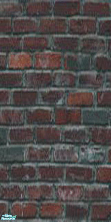 Sims 2 — Brown bricks :]] - Individual Item by tearfulnerd702 — dirty brick. not really dirty :]