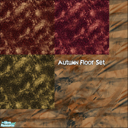 Sims 2 — Autumn Floor Set by simmyfan2852 — The matching floor set to the Autumn Wall Set. A simple, and elegant floor