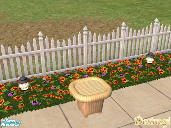 Sims 2 — SummerGarden-light wicker - Coffee Table by TSR Archive — Light wicker recolor of shtinky bijoux coffee table