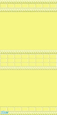 Sims 2 — Yellow Paint: Yellow Tile Backsplash by amythestfenix — This yellow painted wall has a yellow tile backsplash