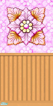 Sims 2 — Stepular La Grish and Carmel Wainscottin by darci321 — Mrs. Emerson, who owns the local florist shop, wanted a