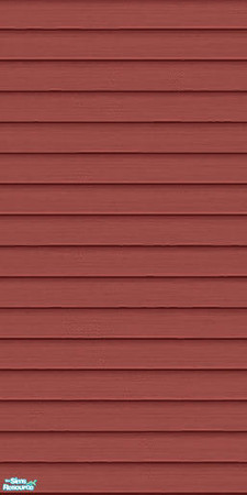 Sims 2 — Vintage Sears Maroon Siding by h3psibah — One of a set of fairly inexpensive sidings .... based on colors in an