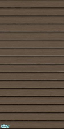 Sims 2 — Vintage Sears Chocolate Siding by h3psibah — One of a set of fairly inexpensive sidings .... based on colors in