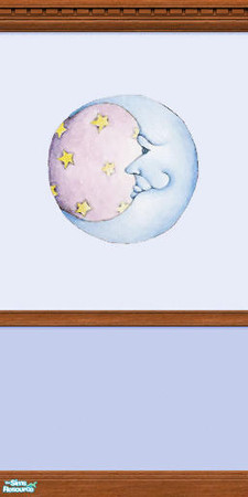 Sims 2 — Celestial Dreams - Celestial Moons by stusangelcaz79 — Featuring a small mural of a Celestial Moon, this