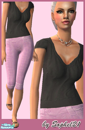 Sims 2 — SO_ElderCollection_005 - 4 by Sophel21 — set of 6 whole casual summer outfits for female elder sims. Outfit