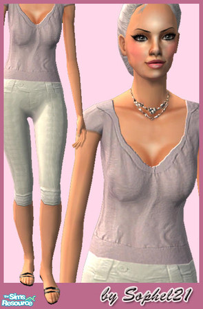 Sims 2 — SO_ElderCollection_005 - 1 by Sophel21 — set of 6 whole casual summer outfits for female elder sims. Outfit