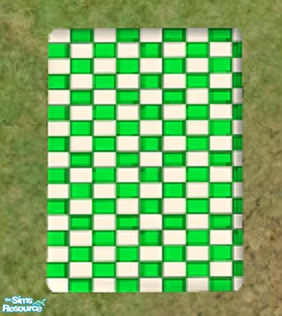 Sims 2 — Picnic Blankets - Recolor B by NewSimSimGirl — Requires Picnic Blankets - Mesh File (319491).