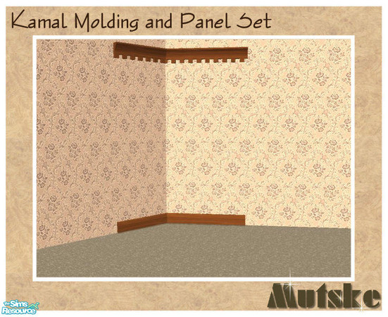 Sims 2 — Kamal Molding Dentil by Mutske — These are a better version of my first Molding and Panel set. Diagonal is also