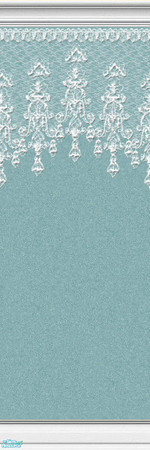 Sims 2 — Lace Walls 2 ~ Turquoise - LW1 by maylynn55 — Made by MayLynn55 ~ Always **TSRAA**