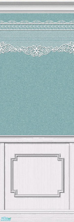 Sims 2 — Lace Walls 2 ~ Turquoise - LW18A by maylynn55 — Made by MayLynn55 ~ Always **TSRAA**