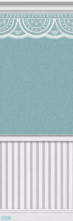Sims 2 — Lace Walls 2 ~ Turquoise - LW20A by maylynn55 — Made by MayLynn55 ~ Always **TSRAA**