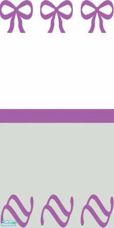 Sims 2 — Bows & Waves - Purple by dopeheaded69 — 
