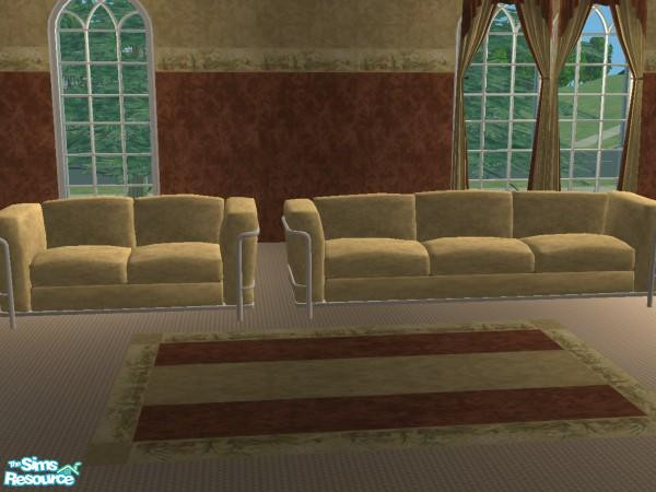Sims 2 — Impression Livingroom - Individual Item by TheNumbersWoman — Impression Couches