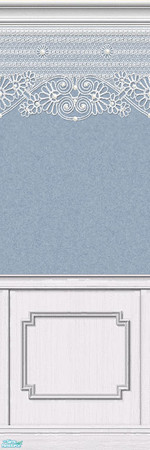 Sims 2 —  Lace Walls 2 ~ Denim - Individual Item by maylynn55 — Made by MayLynn55 - **TSRAA**