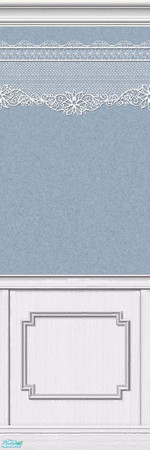 Sims 2 —  Lace Walls 2 ~ Denim - Individual Item by maylynn55 — Made by MayLynn55 - **TSRAA**