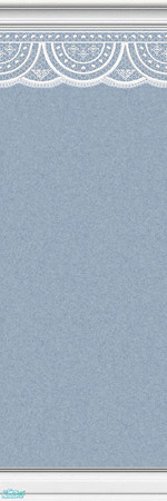 Sims 2 —  Lace Walls 2 ~ Denim - Individual Item by maylynn55 — Made by MayLynn55 - **TSRAA**