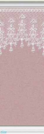Sims 2 — Lace Walls 2 ~ Wine - Individual Item by maylynn55 — Made by MayLynn55 - **TSRAA**