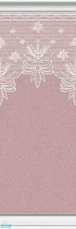 Sims 2 — Lace Walls 2 ~ Wine - Individual Item by maylynn55 — Made by MayLynn55 - **TSRAA**
