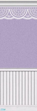 Sims 2 — Lace Walls 2 ~ Violet - Individual Item by maylynn55 — Made by MayLynn55 - **TSRAA**
