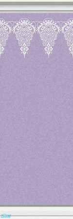 Sims 2 — Lace Walls 2 ~ Violet - Individual Item by maylynn55 — Made by MayLynn55 - **TSRAA**