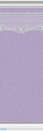 Sims 2 — Lace Walls 2 ~ Violet - Individual Item by maylynn55 — Made by MayLynn55 - **TSRAA**