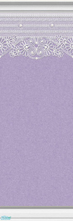 Sims 2 — Lace Walls 2 ~ Violet - Individual Item by maylynn55 — Made by MayLynn55 - **TSRAA**