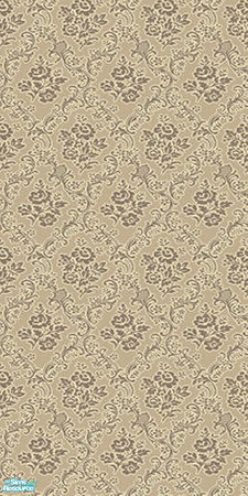Sims 2 — Banbury - Wallpaper by Mutske — Banbury - Garnet Antique Livingroom. Recolors of my set Tilsia and 3x4 rug by