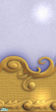 Sims 2 — FantasieWallSet - GoldenWaveFantasie by The_Unicorn — -