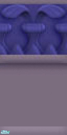 Sims 2 — FantasieWallSet - DarkBlueFantasie by The_Unicorn — -