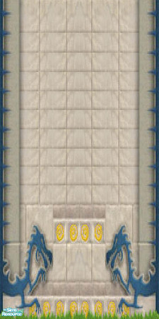 Sims 2 — FantasieWallSet - ChineseOutsiteFantasie by The_Unicorn — -