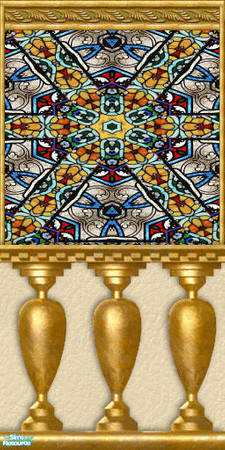 Sims 2 — Jewels of Architecture - Wall 07 by Qness — Jewels of Architecture - Wall 07