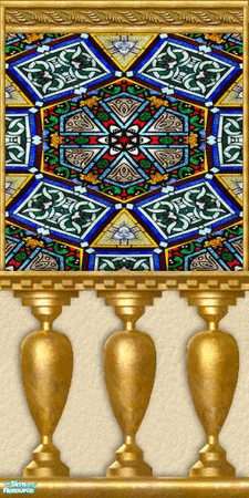 Sims 2 — Jewels of Architecture - Wall 04 by Qness — Jewels of Architecture - Wall 04