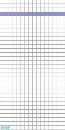 Sims 2 — WhiteTileSet - With Blue Stribe by Arduinna — White tile with a Blue Stribe