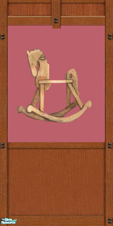 Sims 2 — The Astoundingly Rockn Horse the Fourth by darci321 — The fourth edition of these rockn' horse wall panels are