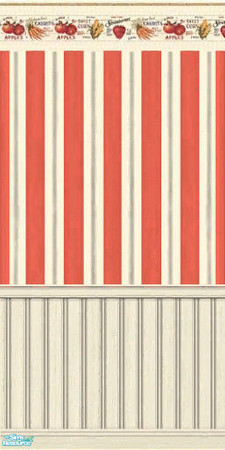 Sims 2 — Vegtable Wall 1 by darci321 — Catalog placement: Paneling Do you like vegtables? Part of the The Vegtable Garden